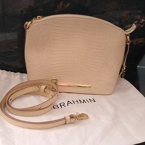 Brahmin Duxbury Beige Crossbody